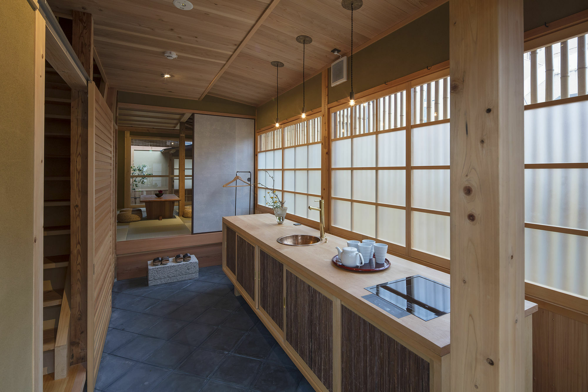 Вилла Umenoki An Machiya House Киото Экстерьер фото